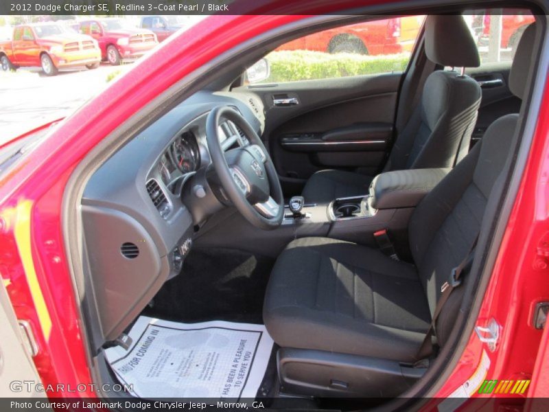 Redline 3-Coat Pearl / Black 2012 Dodge Charger SE