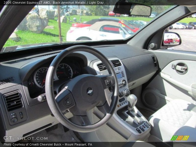 Black Amethyst Metallic / Light Gray 2006 Chevrolet Equinox LT AWD