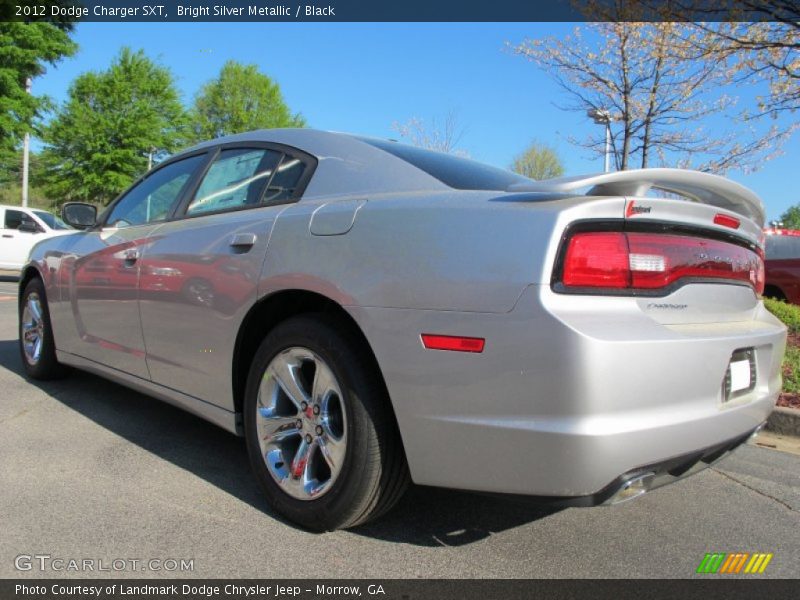 Bright Silver Metallic / Black 2012 Dodge Charger SXT