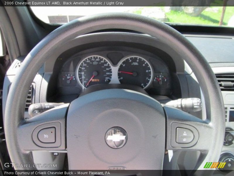 Black Amethyst Metallic / Light Gray 2006 Chevrolet Equinox LT AWD