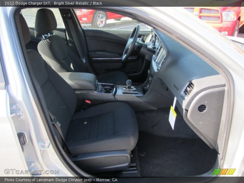 Bright Silver Metallic / Black 2012 Dodge Charger SXT