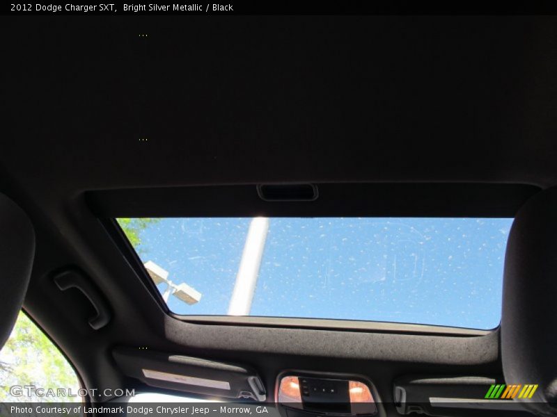 Bright Silver Metallic / Black 2012 Dodge Charger SXT