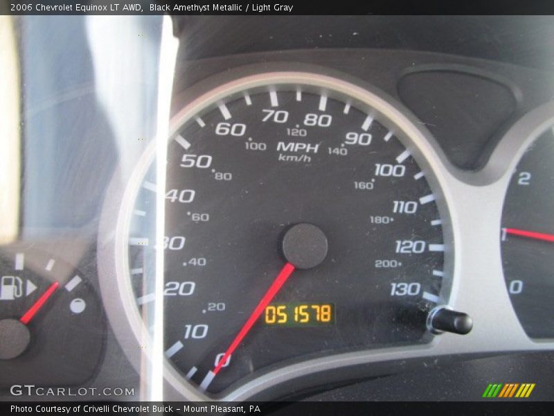 Black Amethyst Metallic / Light Gray 2006 Chevrolet Equinox LT AWD