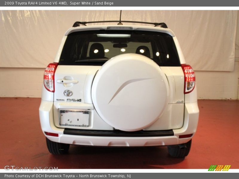 Super White / Sand Beige 2009 Toyota RAV4 Limited V6 4WD