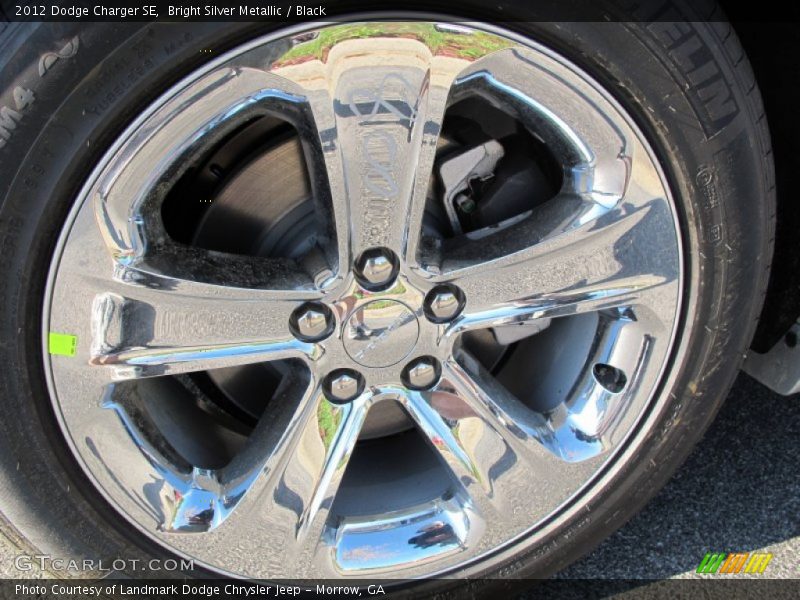 Bright Silver Metallic / Black 2012 Dodge Charger SE
