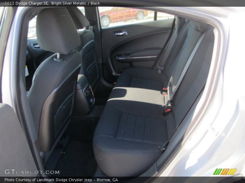 Bright Silver Metallic / Black 2012 Dodge Charger SE