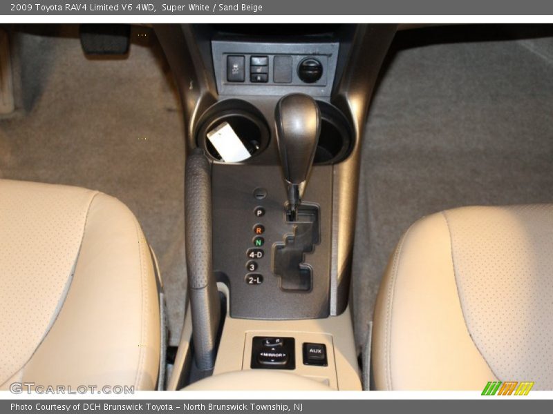 Super White / Sand Beige 2009 Toyota RAV4 Limited V6 4WD