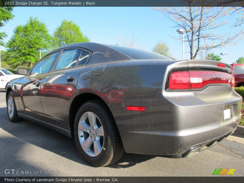 Tungsten Metallic / Black 2012 Dodge Charger SE