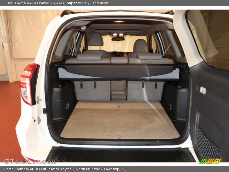 Super White / Sand Beige 2009 Toyota RAV4 Limited V6 4WD