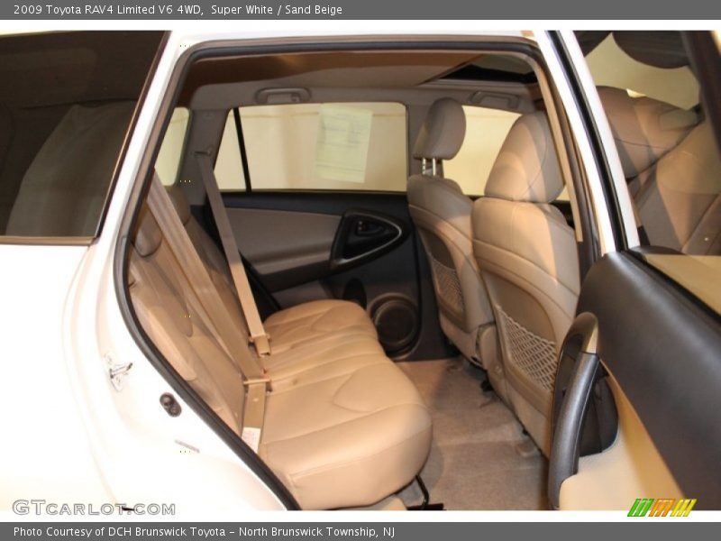 Super White / Sand Beige 2009 Toyota RAV4 Limited V6 4WD