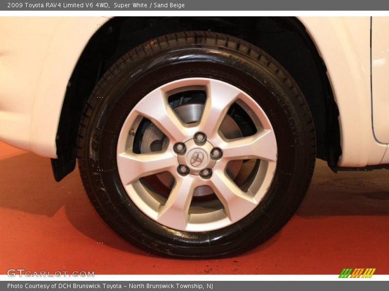 Super White / Sand Beige 2009 Toyota RAV4 Limited V6 4WD