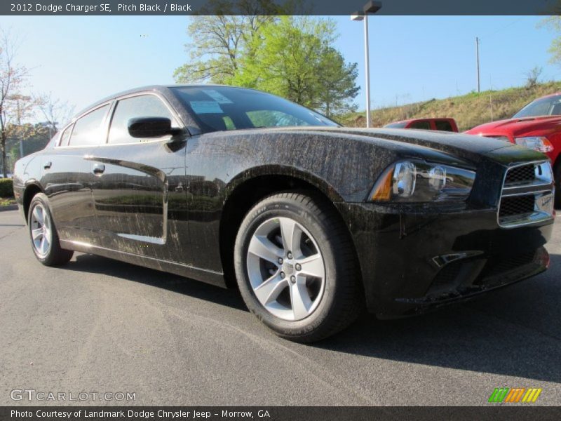 Pitch Black / Black 2012 Dodge Charger SE