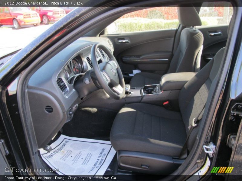 Pitch Black / Black 2012 Dodge Charger SE
