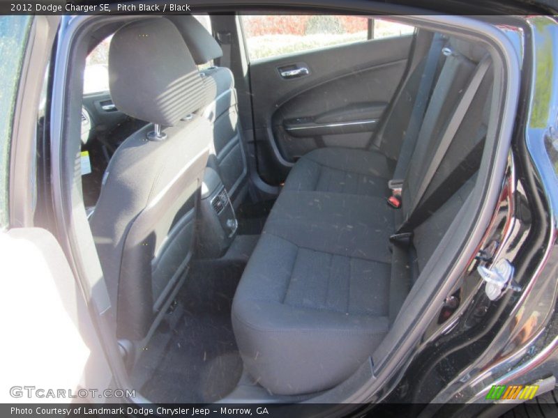 Pitch Black / Black 2012 Dodge Charger SE