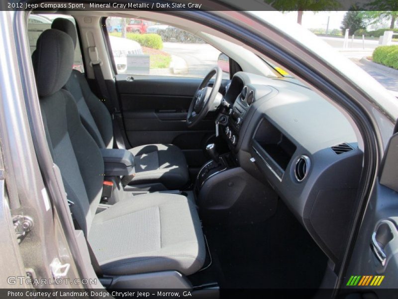 Mineral Gray Metallic / Dark Slate Gray 2012 Jeep Compass Sport