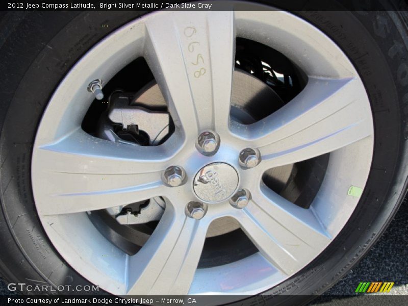 Bright Silver Metallic / Dark Slate Gray 2012 Jeep Compass Latitude
