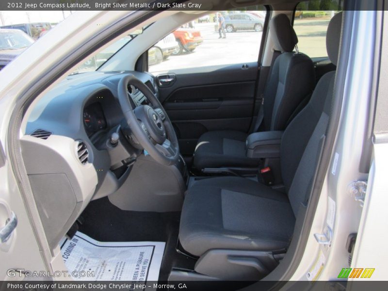 Bright Silver Metallic / Dark Slate Gray 2012 Jeep Compass Latitude