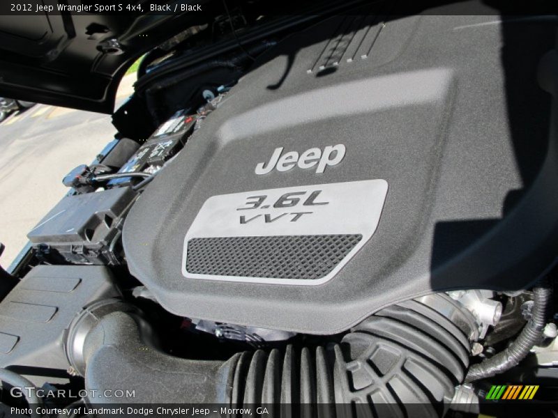 Black / Black 2012 Jeep Wrangler Sport S 4x4
