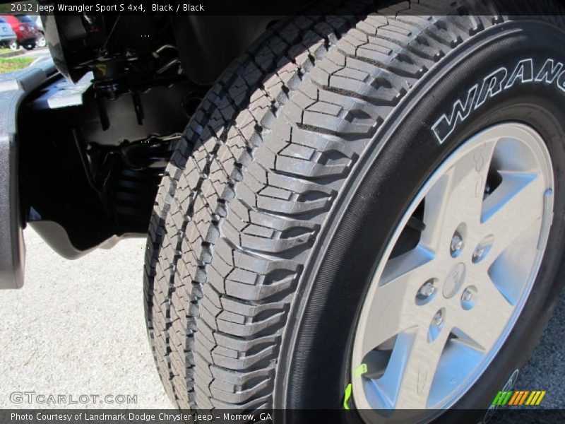 Black / Black 2012 Jeep Wrangler Sport S 4x4