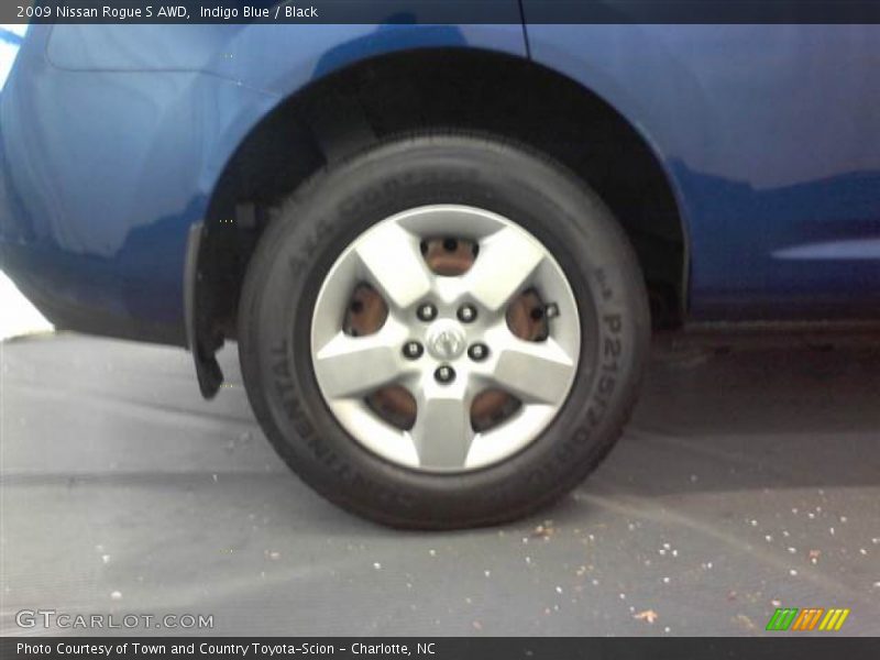 Indigo Blue / Black 2009 Nissan Rogue S AWD