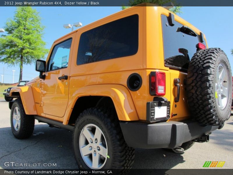 Dozer Yellow / Black 2012 Jeep Wrangler Rubicon 4X4