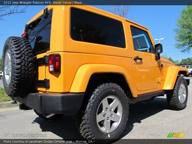  2012 Wrangler Rubicon 4X4 Dozer Yellow