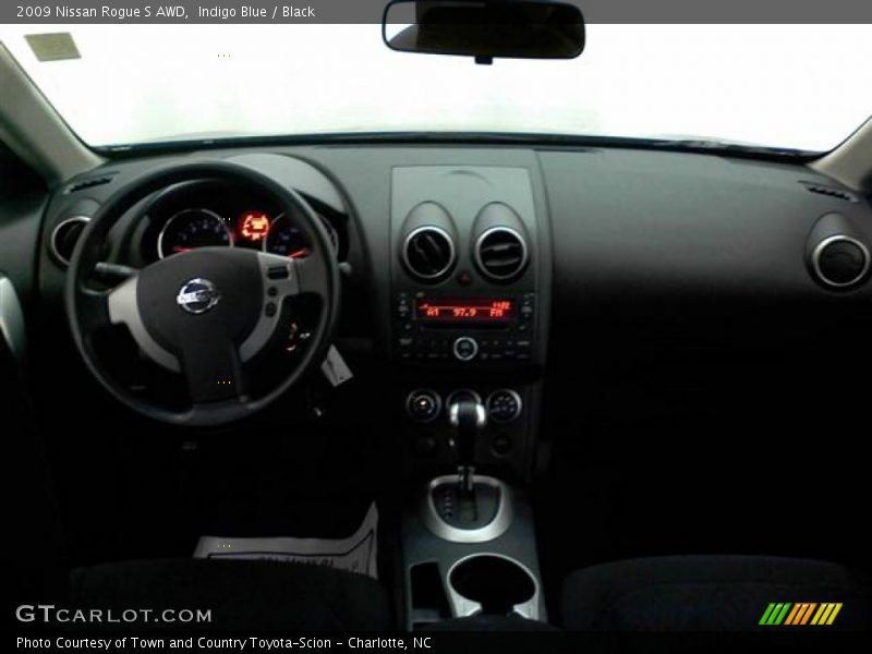 Indigo Blue / Black 2009 Nissan Rogue S AWD