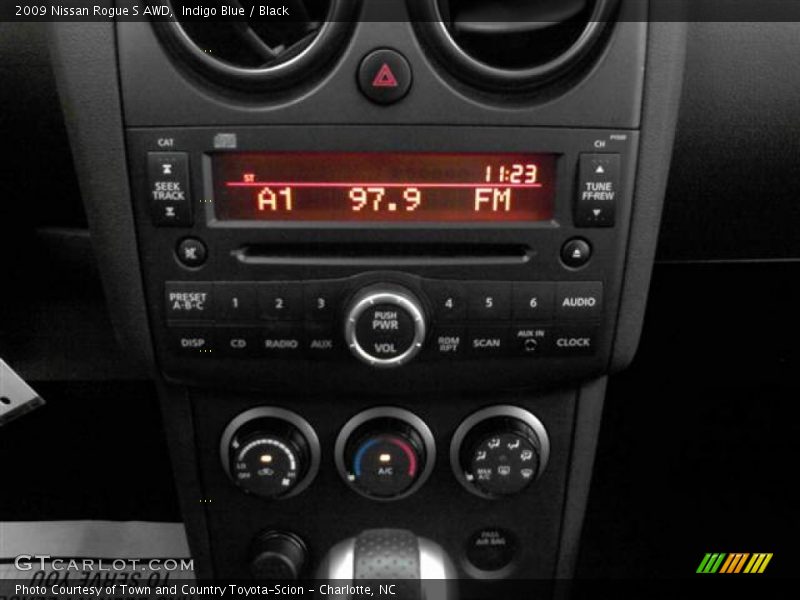 Indigo Blue / Black 2009 Nissan Rogue S AWD
