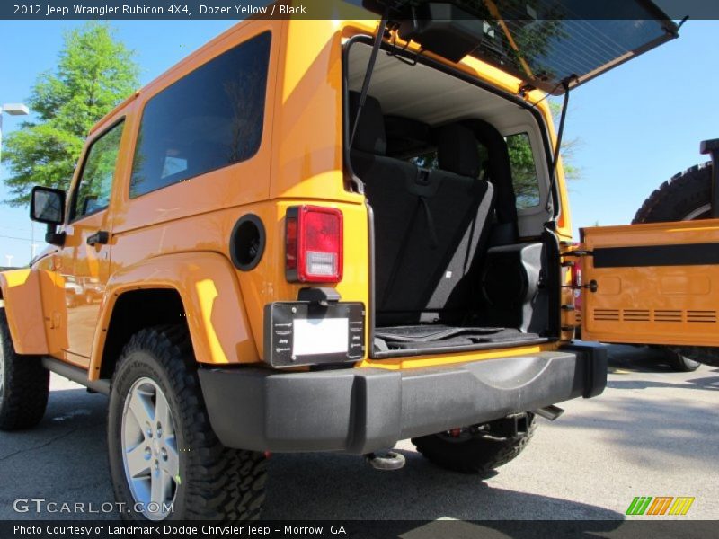 Dozer Yellow / Black 2012 Jeep Wrangler Rubicon 4X4