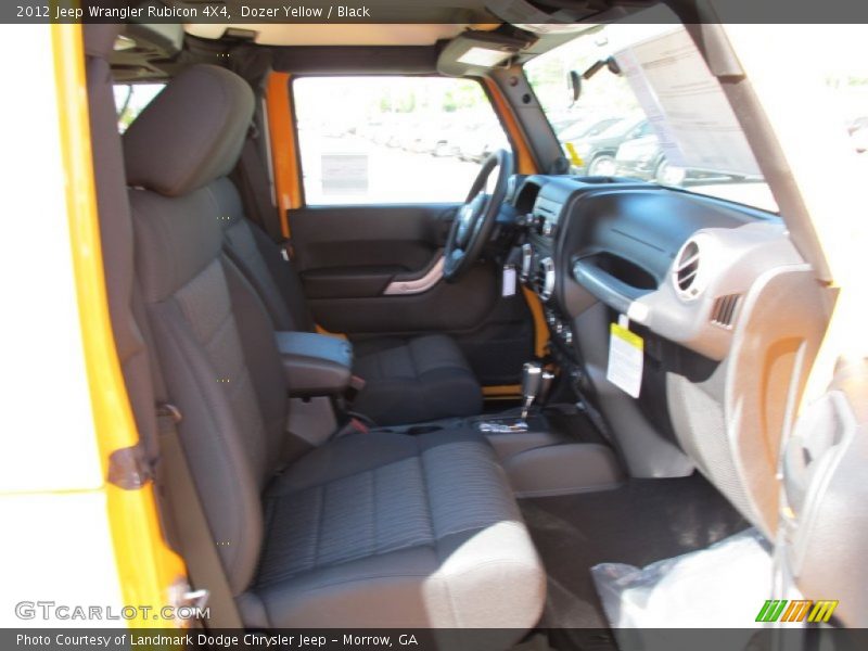 Dozer Yellow / Black 2012 Jeep Wrangler Rubicon 4X4