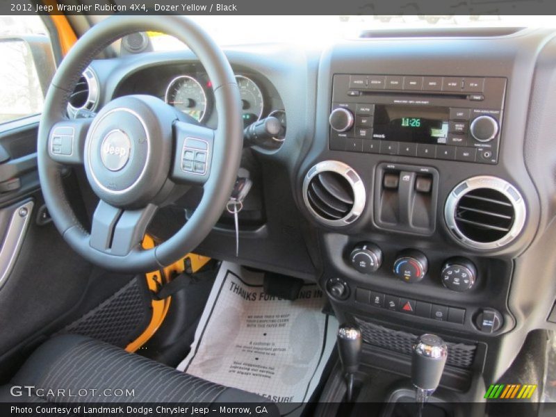 Dozer Yellow / Black 2012 Jeep Wrangler Rubicon 4X4