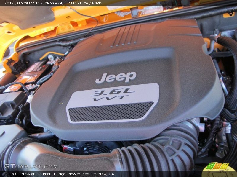 Dozer Yellow / Black 2012 Jeep Wrangler Rubicon 4X4