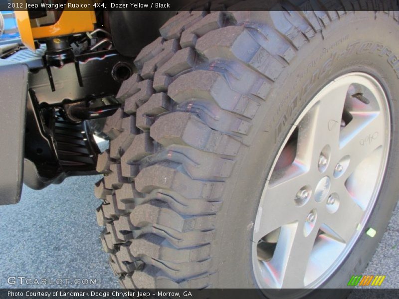 Dozer Yellow / Black 2012 Jeep Wrangler Rubicon 4X4
