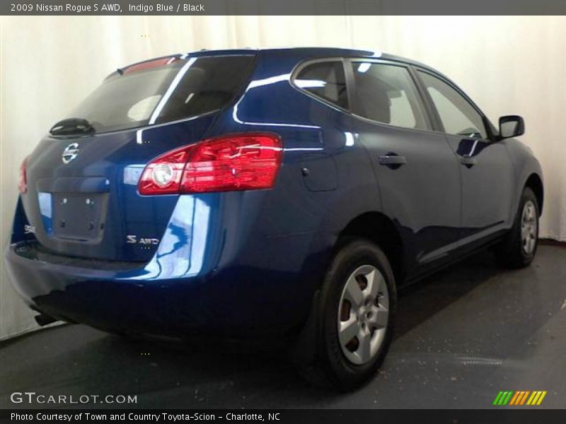 Indigo Blue / Black 2009 Nissan Rogue S AWD
