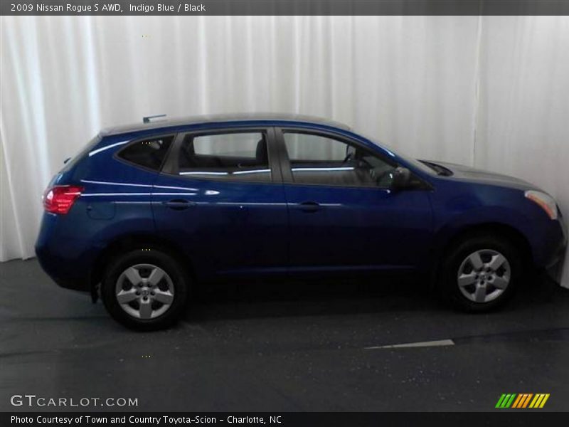 Indigo Blue / Black 2009 Nissan Rogue S AWD