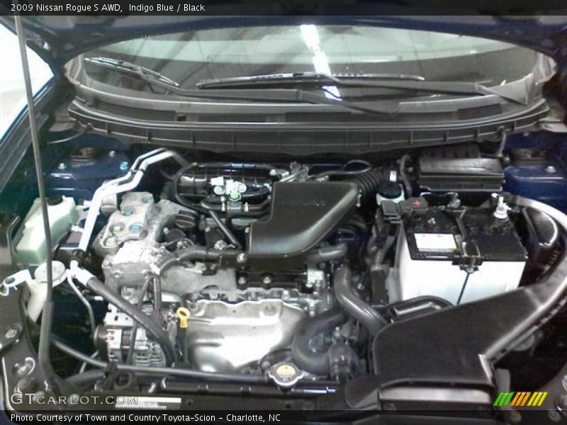 Indigo Blue / Black 2009 Nissan Rogue S AWD