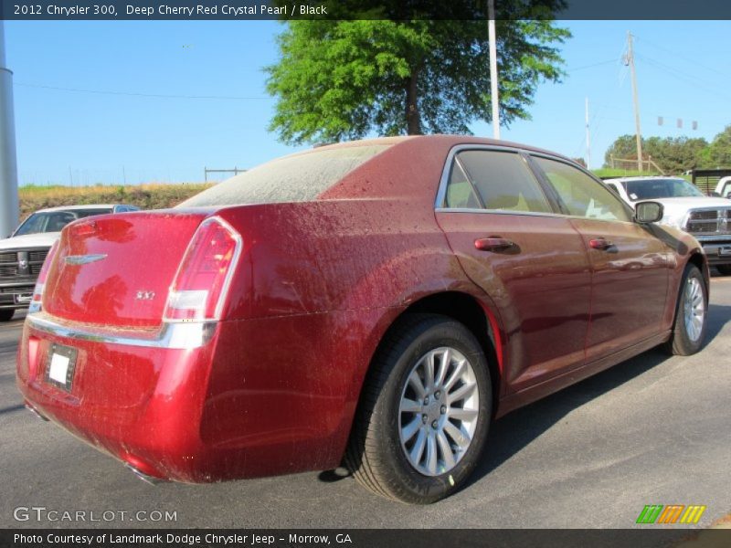 Deep Cherry Red Crystal Pearl / Black 2012 Chrysler 300