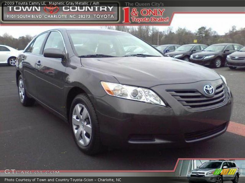 Magnetic Gray Metallic / Ash 2009 Toyota Camry LE
