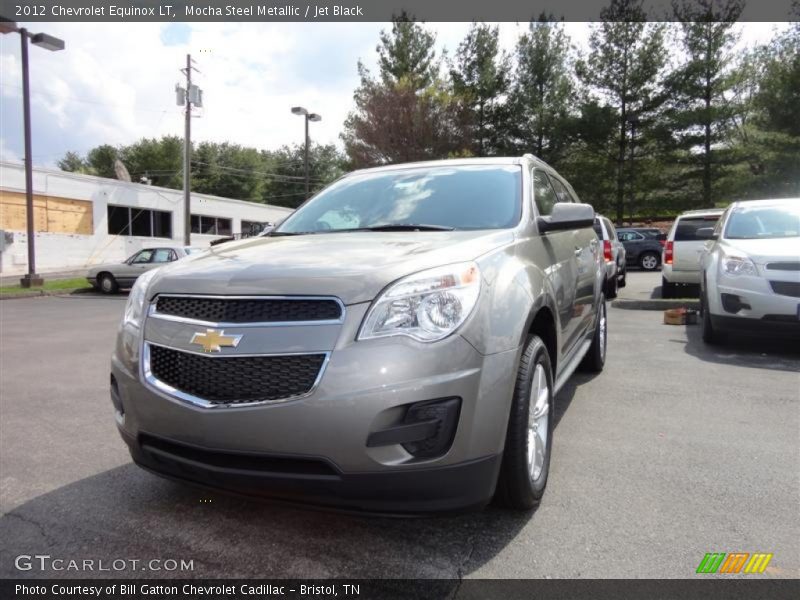 Mocha Steel Metallic / Jet Black 2012 Chevrolet Equinox LT