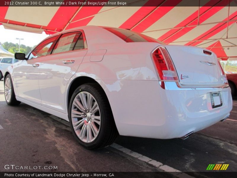 Bright White / Dark Frost Beige/Light Frost Beige 2012 Chrysler 300 C