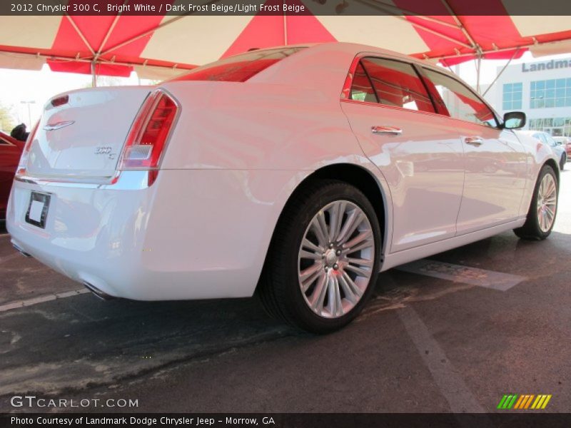Bright White / Dark Frost Beige/Light Frost Beige 2012 Chrysler 300 C