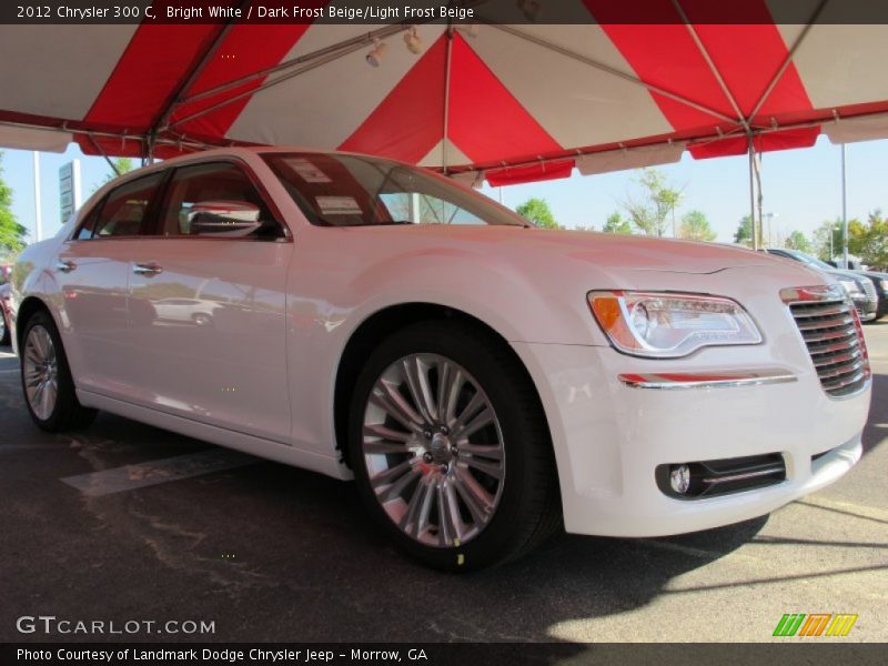 Bright White / Dark Frost Beige/Light Frost Beige 2012 Chrysler 300 C