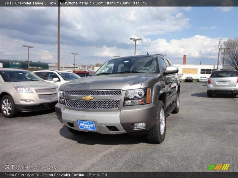 Graystone Metallic / Light Titanium/Dark Titanium 2012 Chevrolet Tahoe LT 4x4