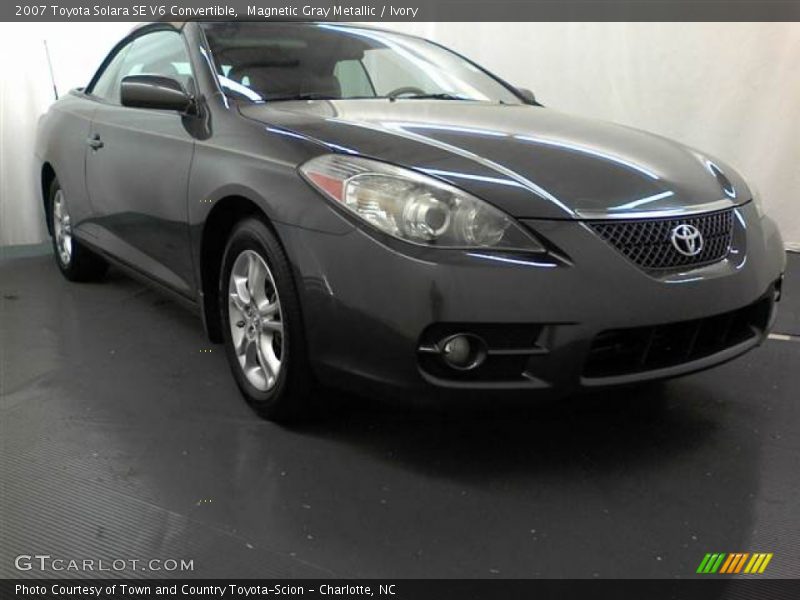 Magnetic Gray Metallic / Ivory 2007 Toyota Solara SE V6 Convertible