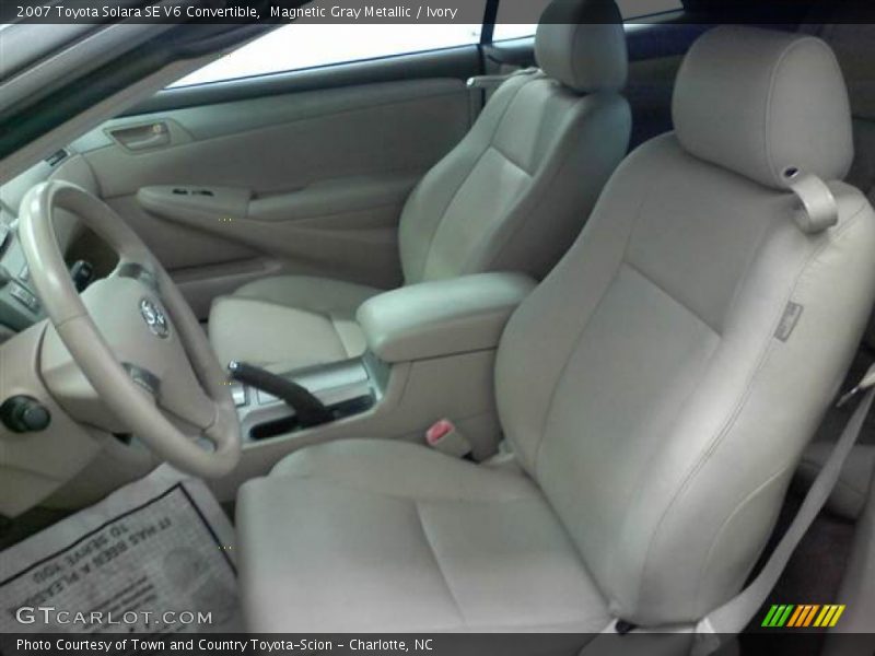 Magnetic Gray Metallic / Ivory 2007 Toyota Solara SE V6 Convertible