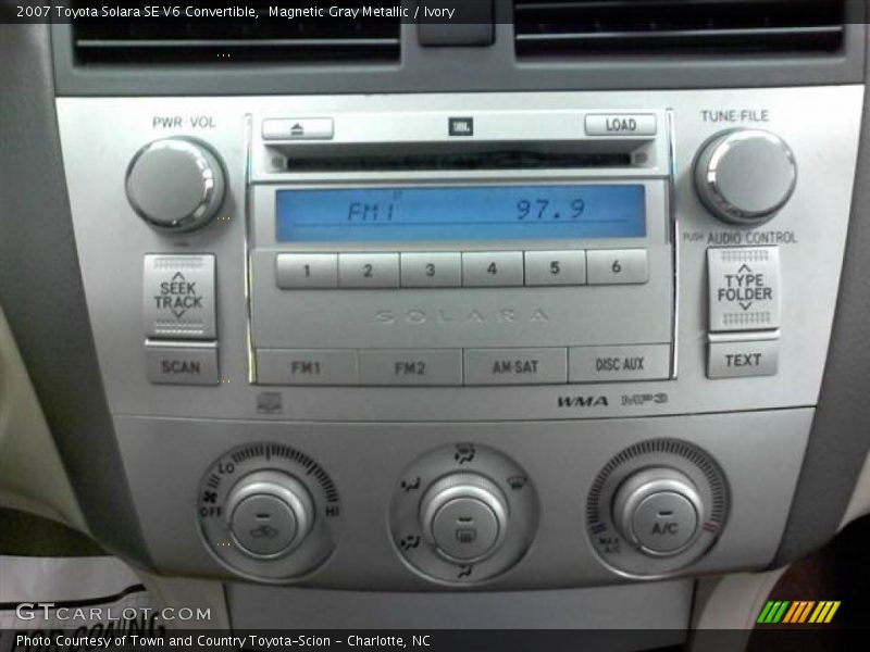 Magnetic Gray Metallic / Ivory 2007 Toyota Solara SE V6 Convertible