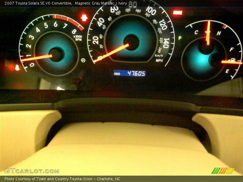 Magnetic Gray Metallic / Ivory 2007 Toyota Solara SE V6 Convertible