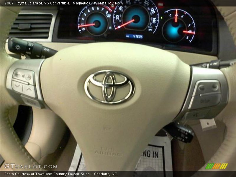 Magnetic Gray Metallic / Ivory 2007 Toyota Solara SE V6 Convertible