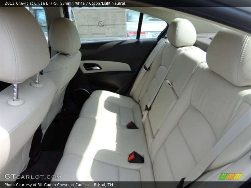 Summit White / Cocoa/Light Neutral 2012 Chevrolet Cruze LT/RS
