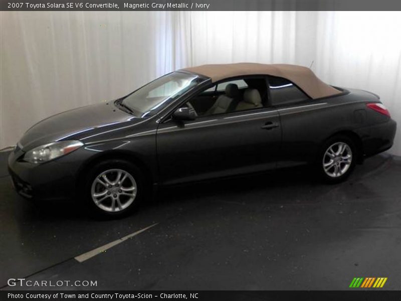 Magnetic Gray Metallic / Ivory 2007 Toyota Solara SE V6 Convertible